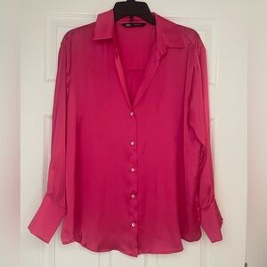 Zara Button Down Blouse